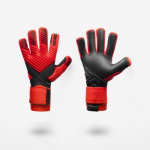 دستکش دروازه بانی کیپستا دکتلون - KIPSTA Goalkeeper Gloves CLR F900 - قرمز/مشکی