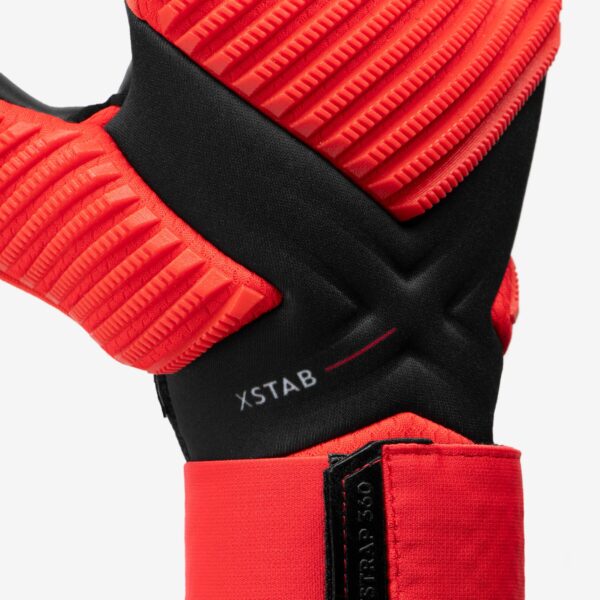 دستکش دروازه بانی کیپستا دکتلون - KIPSTA Goalkeeper Gloves CLR F900 - قرمز/مشکی - Image 8