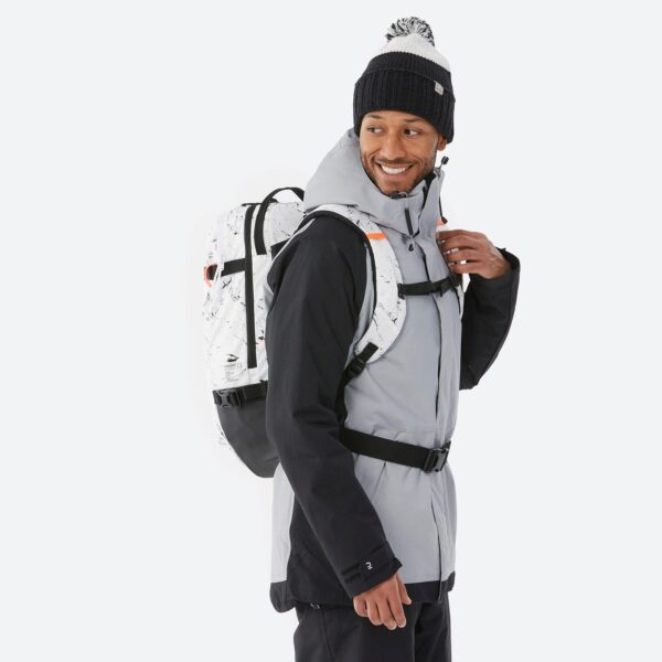 کوله بزرگسال دکتلون ودز - WEDZE Ski/Mountain Bike Backpack FR/AM 100 23 L - سفید - Image 6