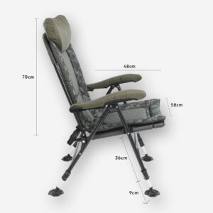 صندلی تاشو دکتلون کپرلان – CAPERLAN 900 Ultra Comfort – سبز