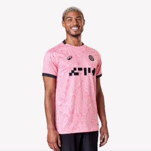تی شرت فوتبال کیپستا دکتلون - KIPSTA Adult Soccer Jersey Viralto II - صورتی/مشکی