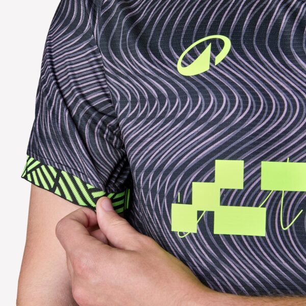 تی شرت فوتبال کیپستا دکتلون - KIPSTA Adult Soccer Jersey Viralto II - مشکی/سبز - Image 5