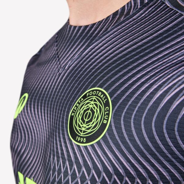 تی شرت فوتبال کیپستا دکتلون - KIPSTA Adult Soccer Jersey Viralto II - مشکی/سبز - Image 4