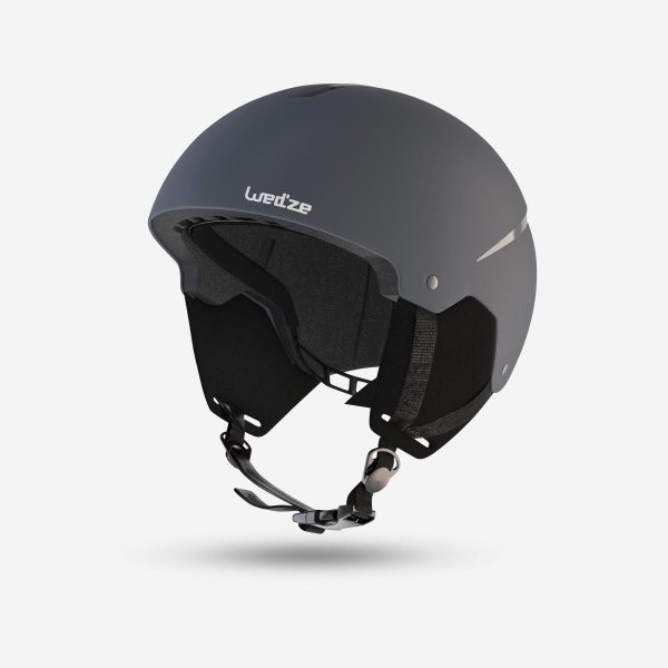 هلمت اسکی و اسنوبرد دکتلون ودز - WEDZE Adult Ski Helmet H100 - خاکستری