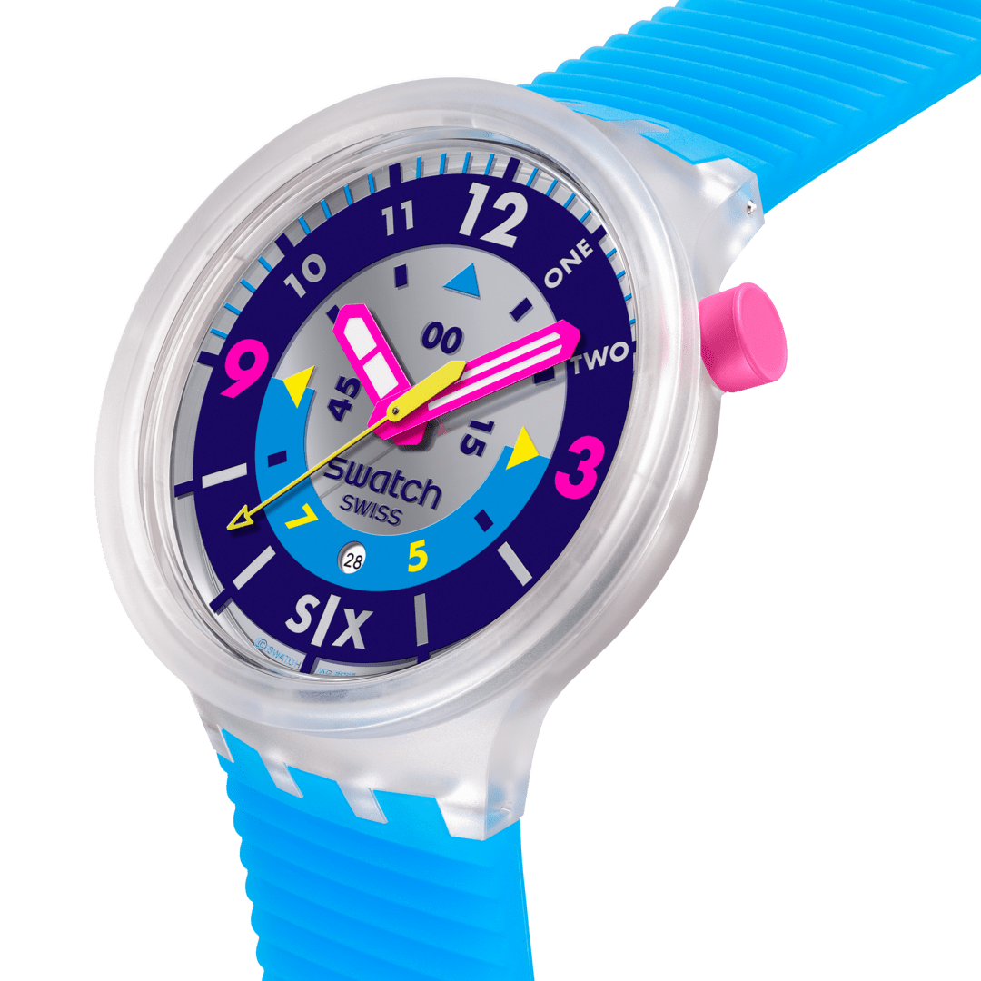 ساعت سواچ مدل SWATCH NEON HIELO (SB01K400) ساعت سواچ مدل SWATCH NEON HIELO (SB01K400) - Image 2