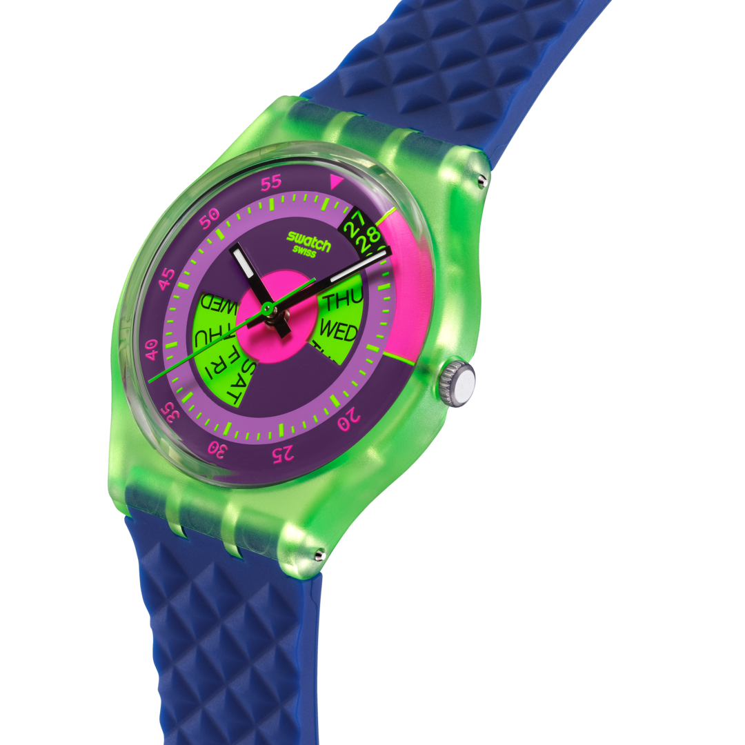 ساعت سواچ مدل SWATCH NEON SKYCHART (SO28G704) ساعت سواچ مدل SWATCH NEON SKYCHART (SO28G704) - Image 2
