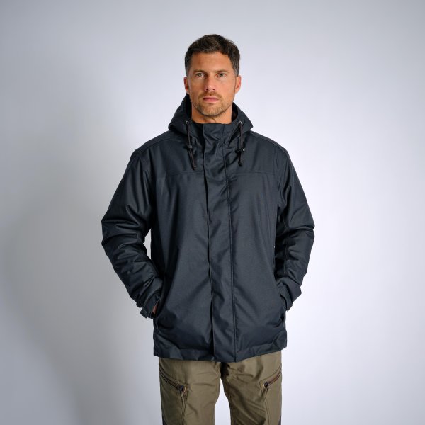 کاپشن زمستانی مردانه برند دکتلون SOLOGNAC – مقاوم تا منفی 10 °C - مشکی کاپشن زمستانی مردانه برند دکتلون SOLOGNAC – مقاوم تا منفی 10 °C - مشکی - Image 5