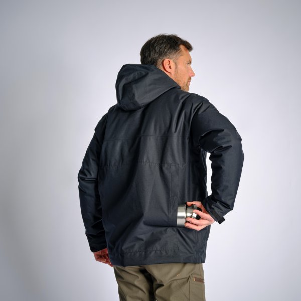 کاپشن زمستانی مردانه برند دکتلون SOLOGNAC – مقاوم تا منفی 10 °C - مشکی کاپشن زمستانی مردانه برند دکتلون SOLOGNAC – مقاوم تا منفی 10 °C - مشکی - Image 8