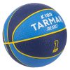 توپ بسکتبال مینی کودک برند دکتلون TARMAK K100 - آبی - سایز ۱