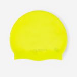 کلاه شنا بزرگسال سیلیکون دکتلون - DECATHLON Silicone- زرد
