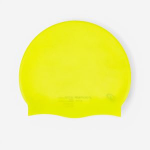 کلاه شنا بزرگسال سیلیکون دکتلون - DECATHLON Silicone- زرد