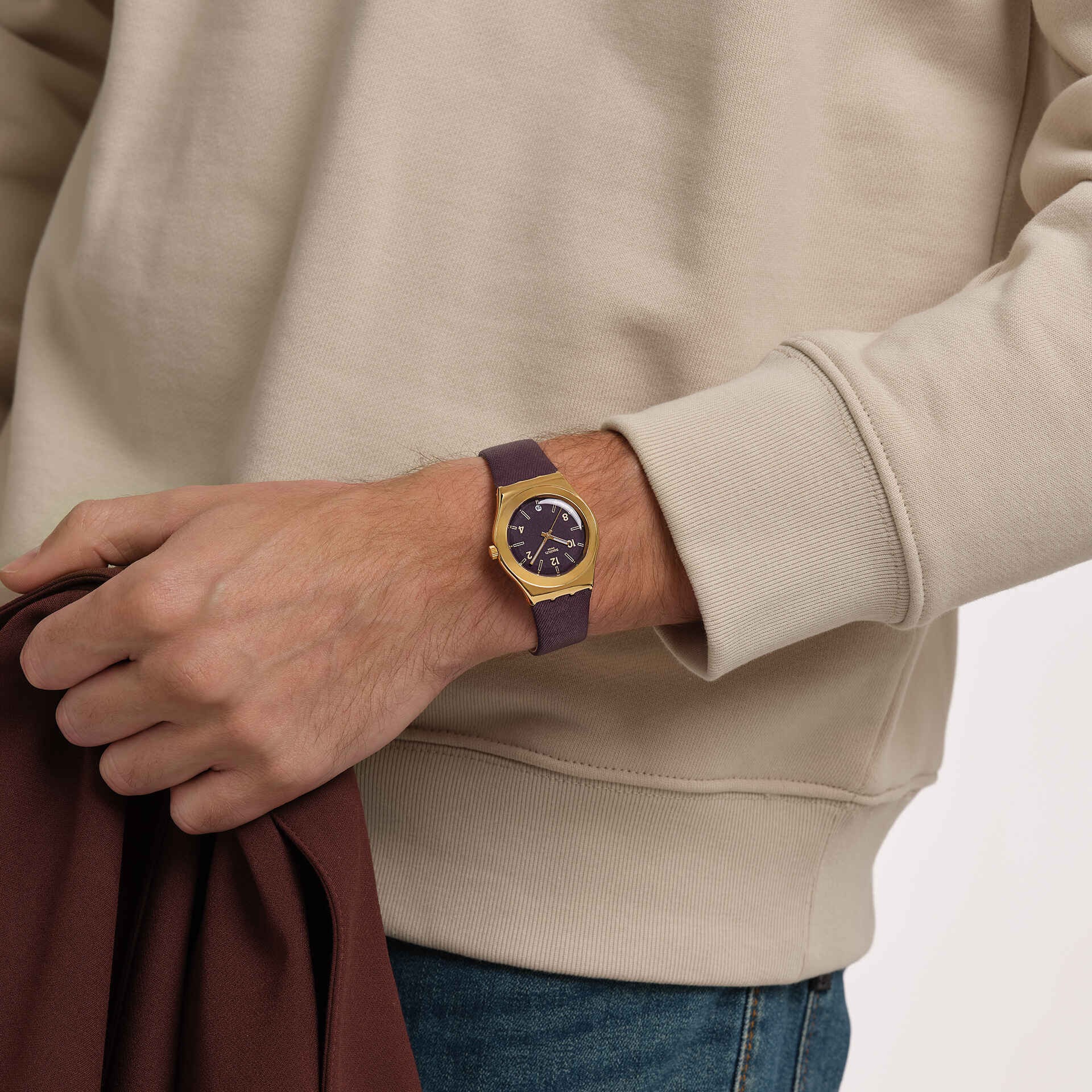 ساعت سواچ مدل (SWATCH HEART OF BURGUNDY (YLG413 ساعت سواچ مدل (SWATCH HEART OF BURGUNDY (YLG413 - Image 3