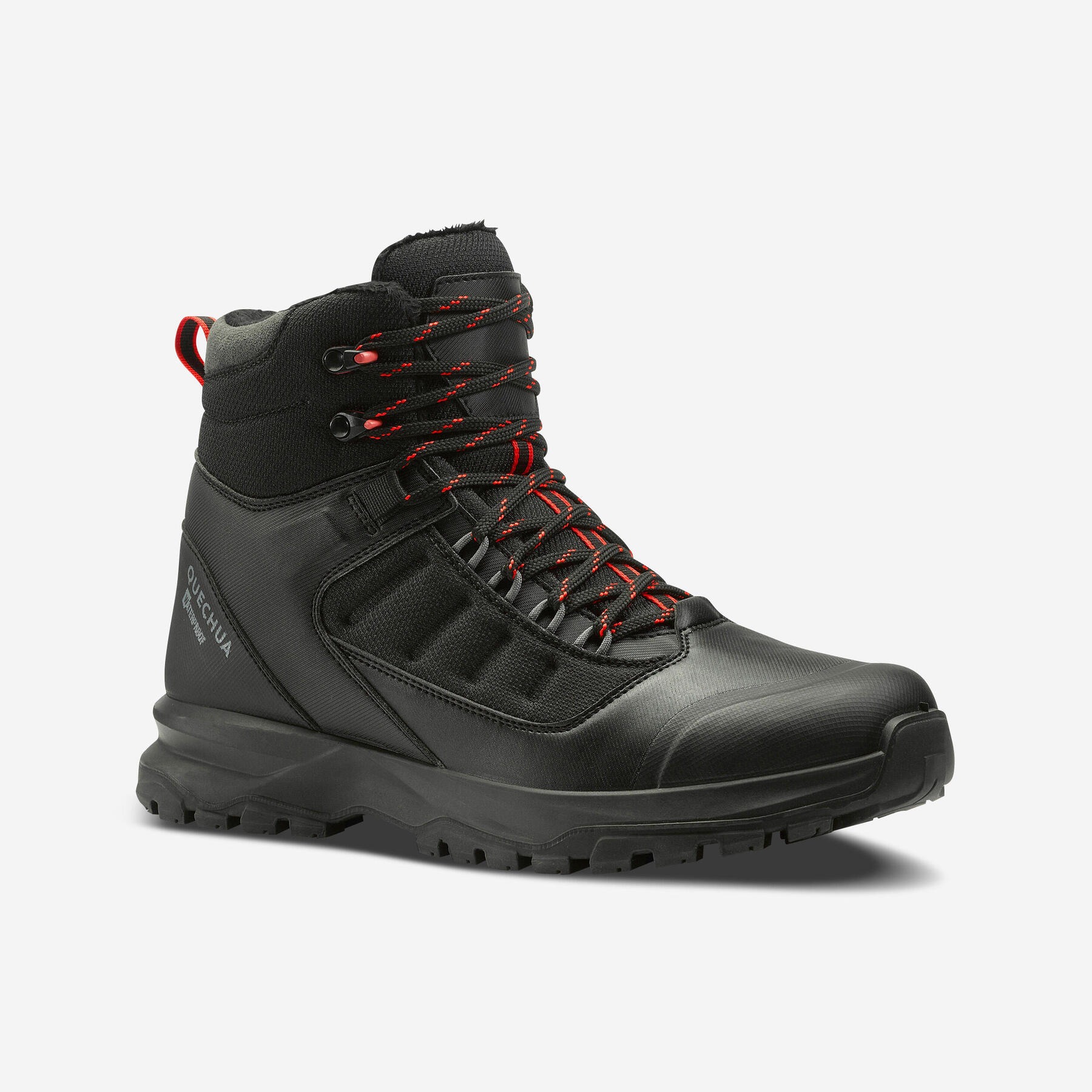 بوت مردانه طبیعتگردی و برف Decathlon MH500 Mid – مشکی قرمز بوت مردانه طبیعتگردی و برف Decathlon MH500 Mid – مشکی قرمز