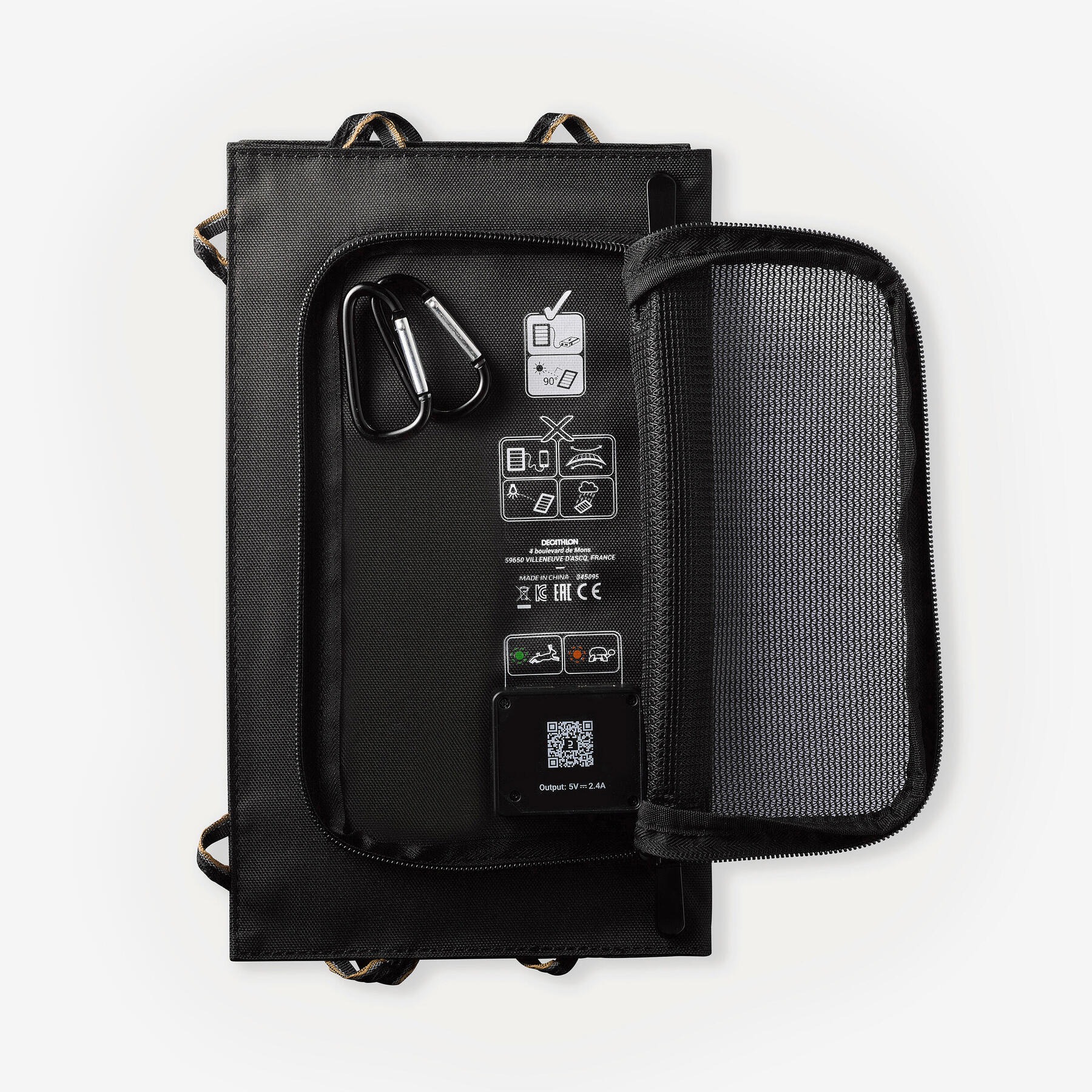 پنل سولار کمپ و کوه نوردی دکتلون - FORCLAZ SLR900 V2 - پانزده وات پنل سولار کمپ و کوه نوردی دکتلون - FORCLAZ SLR900 V2 - پانزده وات - تصویر 3