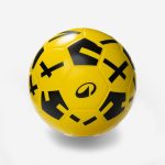 توپ فوتبال سایز 4 دکتلون - DECATHLON BALLGROUND 500 - زرد/مشکی