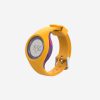 ساعت دیجیتال ضد آب دکتلون DECATHLON W200 M - زرد و بنفش - Image 3