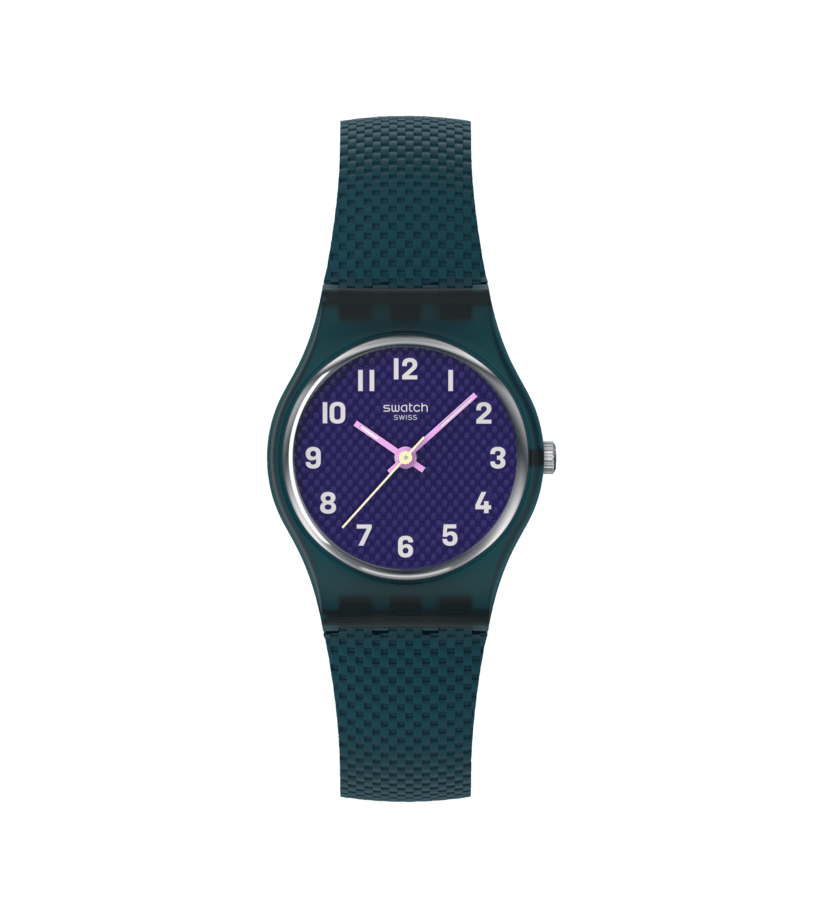 ساعت سواچ مدل (SWATCH TEAL WEAVE (LL127 ساعت سواچ مدل (SWATCH TEAL WEAVE (LL127