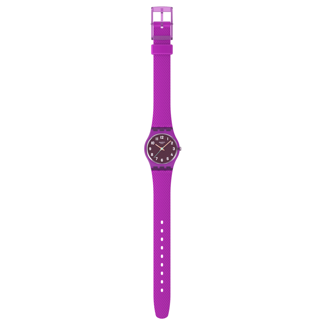ساعت سواچ مدل (SWATCH MAGENTA WEAVE (LL122 ساعت سواچ مدل (SWATCH MAGENTA WEAVE (LL122 - Image 3