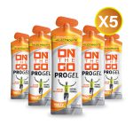 پرو ژل انرژی زا و معدنی PROGEL ON THE GO با طعم پرتقال-پک پنج عددی