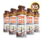 پرو ژل انرژی زا و معدنی PROGEL ON THE GO با طعم کافه موکا +کافئین-پک پنج عددی