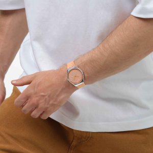 ساعت سواچ مدل (SWATCH IRIDESCENTLY PEACH (SYXS166