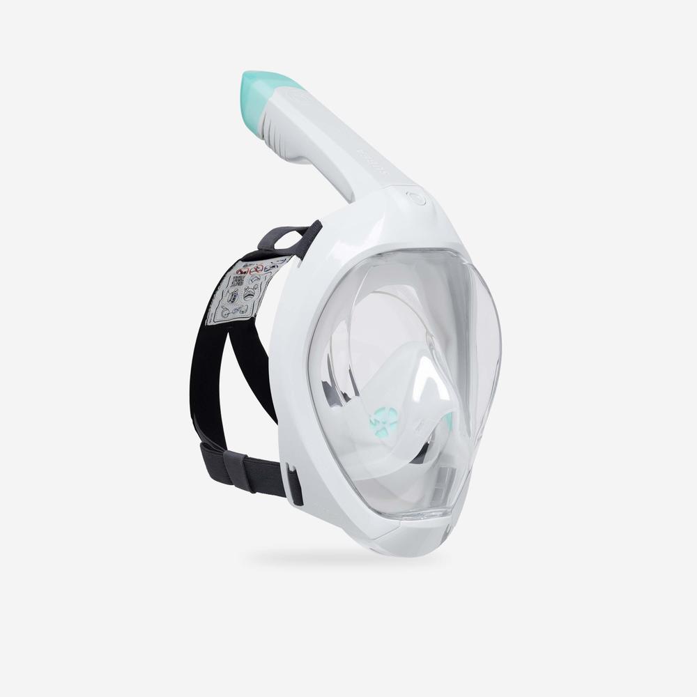 ماسک غواصی بزرگسال دکتلون - DECATHLON Easybreath - سفید ماسک غواصی بزرگسال دکتلون - DECATHLON Easybreath - سفید