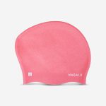 کلاه شنا سیلیکونی مخصوص موهای بلند دکتلون - DECATHLON Standard Size - صورتی