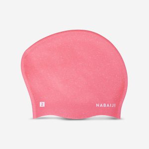 کلاه شنا سیلیکونی مخصوص موهای بلند دکتلون - DECATHLON Standard Size - صورتی