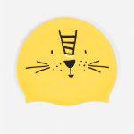 کلاه شنا سیلیکونی بچگانه دکتلون - DECATHLON Silicone Swim Cap - زرد