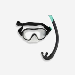 ست غواصی اسنورکل بزرگسال - DECATHLON Adult Snorkeling Set 100 - مشکی