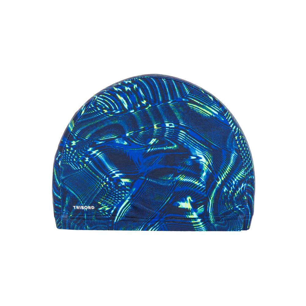 کلاه شنا پارچهای دکتلون - DECATHLON Fabric Pool Cap - سایز L - آبی کلاه شنا پارچهای دکتلون - DECATHLON Fabric Pool Cap - سایز L - آبی - Image 2