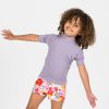 تیشرت بچگانه دارای محافظ UV دکتلون-DECATHLON Baby UV Protection-بنفش