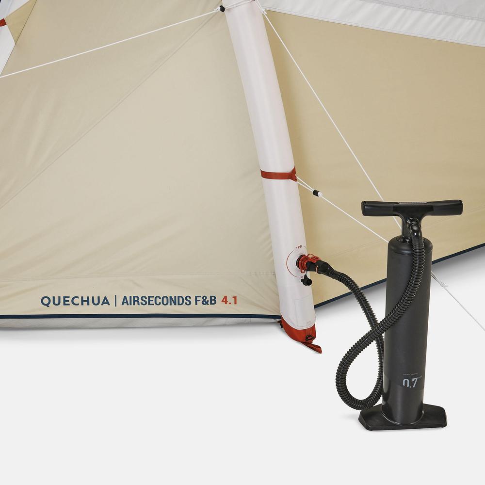 چادر کمپینگ بادی ۴ نفره کچوا - QUECHUA Air Seconds 4.1 Fresh & Black - بژ چادر کمپینگ بادی ۴ نفره کچوا - QUECHUA Air Seconds 4.1 Fresh & Black - بژ - Image 22