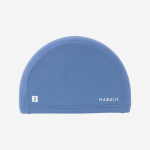 کلاه شنا پارچه‌ای دکتلون - DECATHLON Fabric Pool Cap - سایز S - آبی