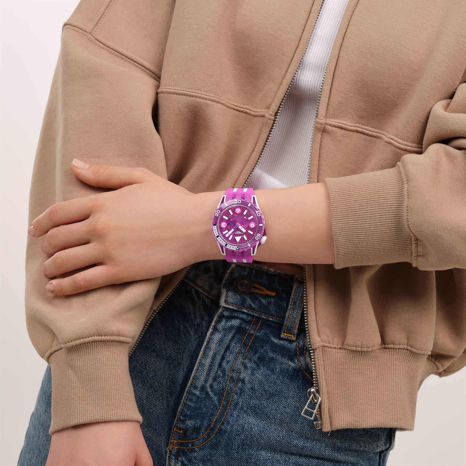 ساعت سواچ مدل (SWATCH FLOWER HAT (SSCU09P100 ساعت سواچ مدل (SWATCH FLOWER HAT (SSCU09P100 - Image 5