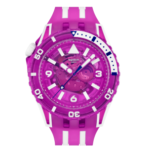 ساعت سواچ مدل (SWATCH FLOWER HAT (SSCU09P100