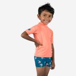 تی‌شرت بچگانه دارای محافظ UV دکتلون - DECATHLON Baby UV Protection - نارنجی
