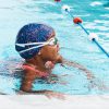 کلاه شنا پارچهای بزرگسال دکتلون - DECATHLON Fabric Pool Cap - سایز M - طرح دار - Image 3