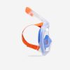 ماسک غواصی بزرگسال دکتلون - DECATHLON EASYBREATH - آبی/نارنجی - Image 2