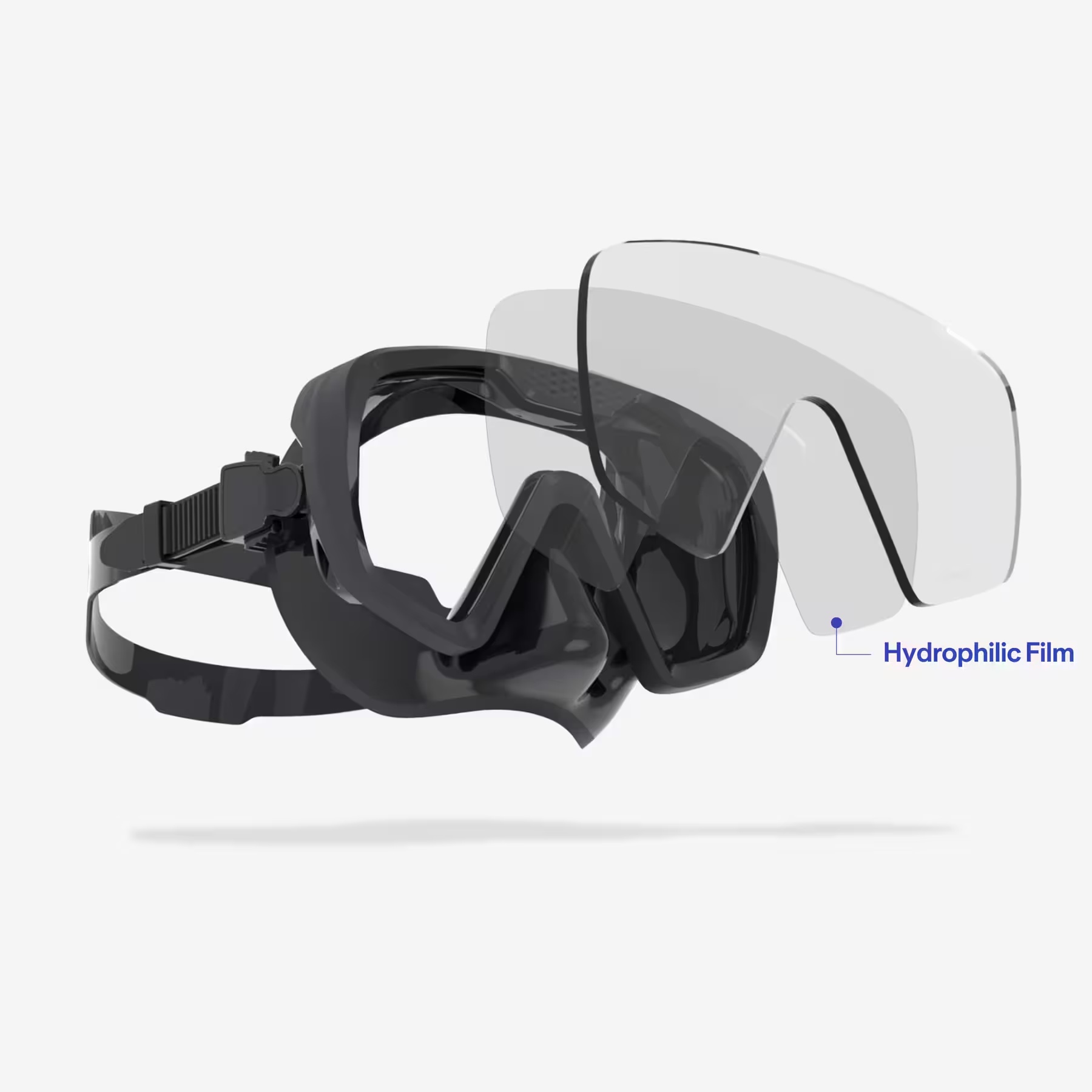 ماسک غواصی دکتلون - DECATHLON 100 Mono - مشکی ماسک غواصی دکتلون - DECATHLON 100 Mono - مشکی - Image 7
