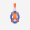 ماسک غواصی بزرگسال دکتلون - DECATHLON EASYBREATH - آبی/نارنجی - Image 3