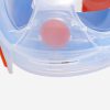 ماسک غواصی بزرگسال دکتلون - DECATHLON EASYBREATH - آبی/نارنجی - Image 5
