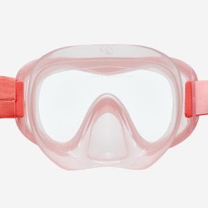 ماسک و اسنورکل بزرگسال دکتلون – DECATHLON Snorkel Mask Set 100 – صورتی