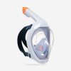 ست ماسک غواصی بزرگسال دکتلون - DECATHLON Easybreath - مشکی/خاکستری - Image 3