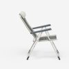 صندلی کمپینگ تاشو دکتلون کچوا Quechua Comfortable 110kg - طوسی - Image 5