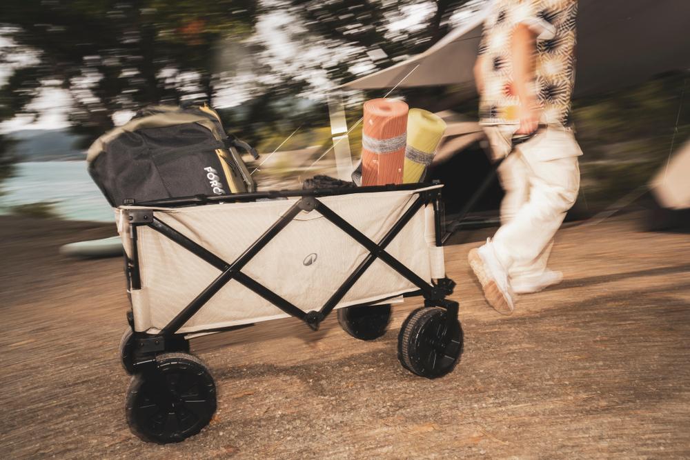 گاری کمپینگ تاشو کچوا Quechua Trolley All Road - خاکستری گاری کمپینگ تاشو کچوا Quechua Trolley All Road - خاکستری - Image 9