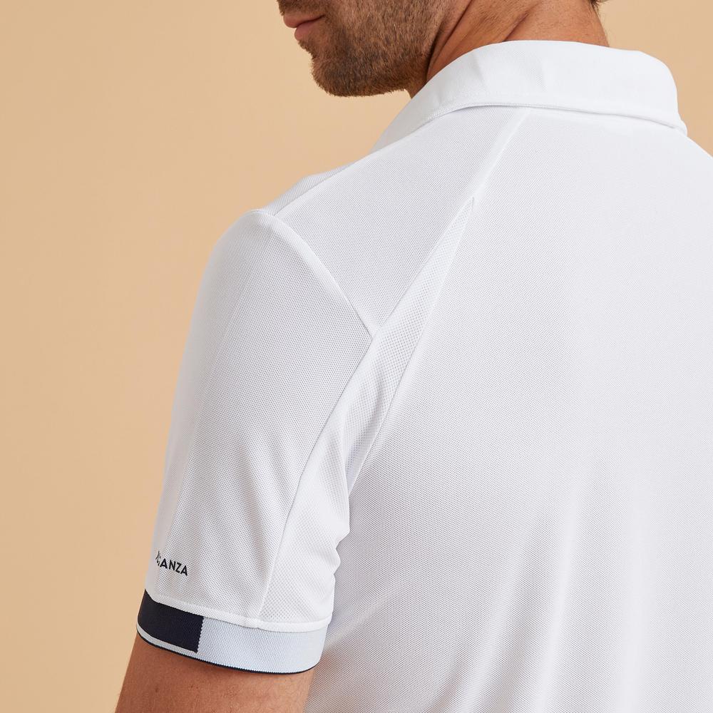 پولو شرت سوارکاری مردانه دکتلون Fouganza Polo Shirt - سفید پولو شرت سوارکاری مردانه دکتلون Fouganza Polo Shirt - سفید - Image 6