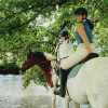 تاپ سوارکاری زنانه دکتلون - 500 Fouganza Riding Undershirt - آبی - تصویر 8
