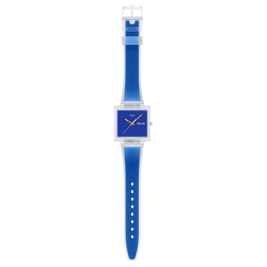 ساعت سواچ مدل (SWATCH WHAT IF... SEE THRU BLUE? (SO38K701 ساعت سواچ مدل (SWATCH WHAT IF... SEE THRU BLUE? (SO38K701 - Image 2