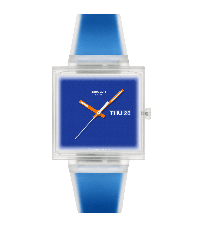 ساعت سواچ مدل (SWATCH WHAT IF... SEE THRU BLUE? (SO38K701 ساعت سواچ مدل (SWATCH WHAT IF... SEE THRU BLUE? (SO38K701